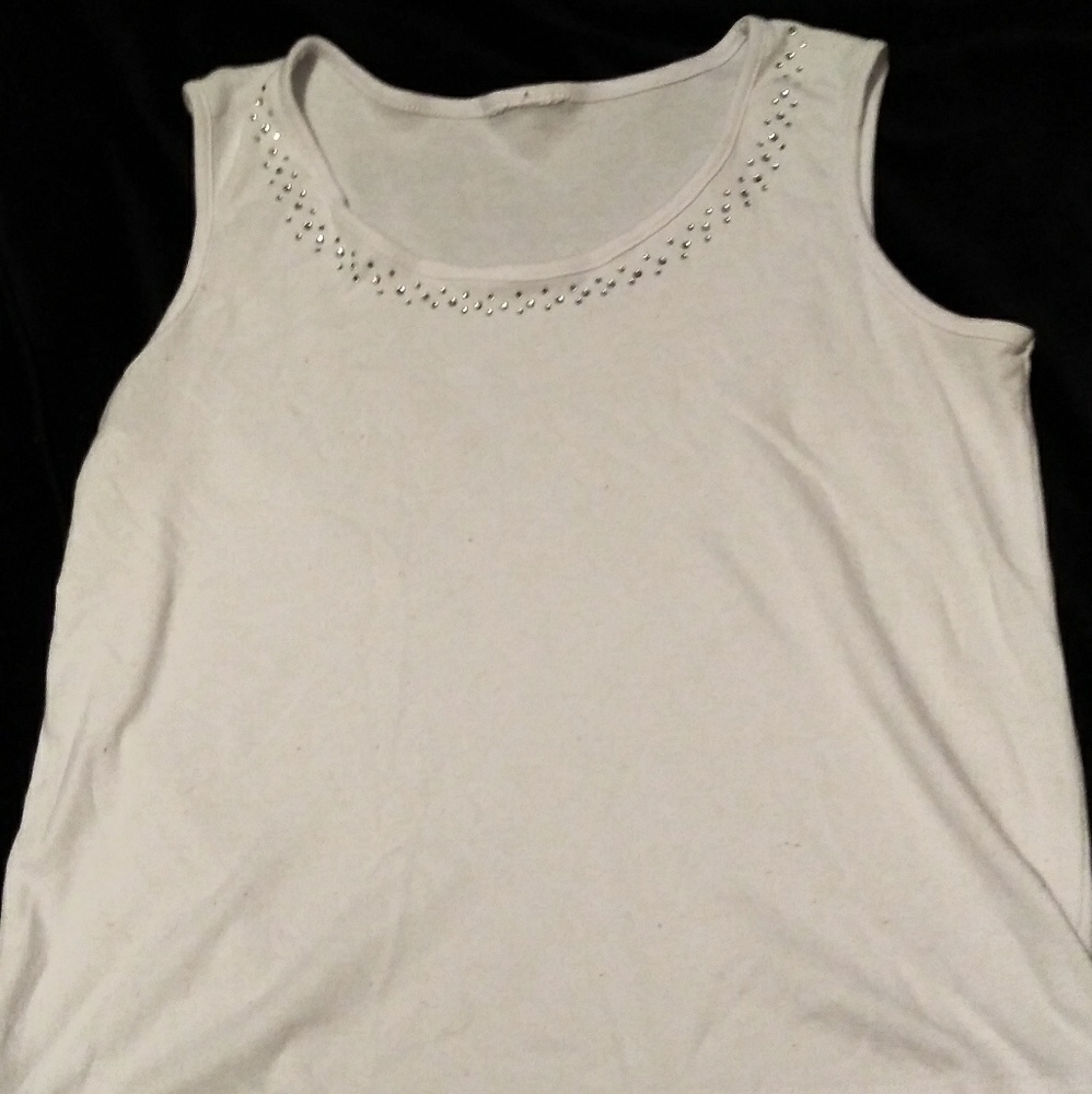 Rhinestone tank top